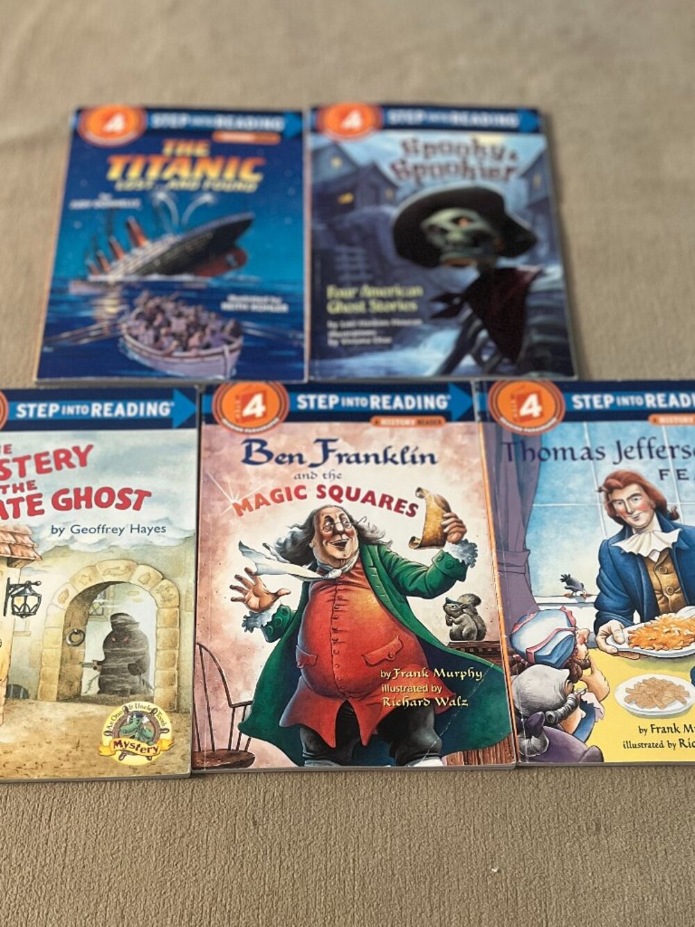 Step Into Reading Children's Fiction Books Lot of 5 Step 4 New